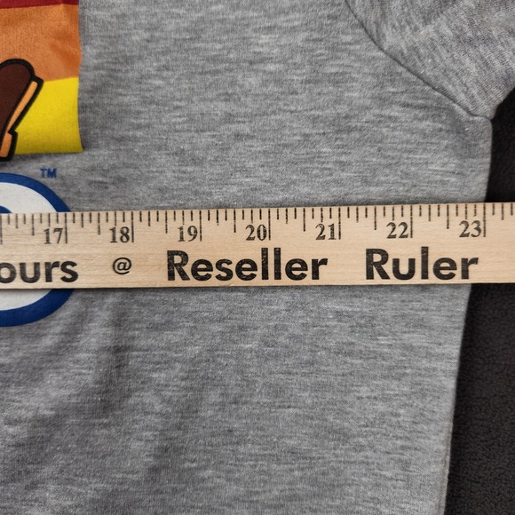 Nintendo Super Mario Sweatshirt‎ Mens Large Gray Crewneck Graphic Print Pullover - Picture 7 of 10